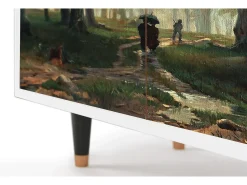 Aparador - 94x96x48 cm - BS3 - Rain in the Oak Forest, Blanco