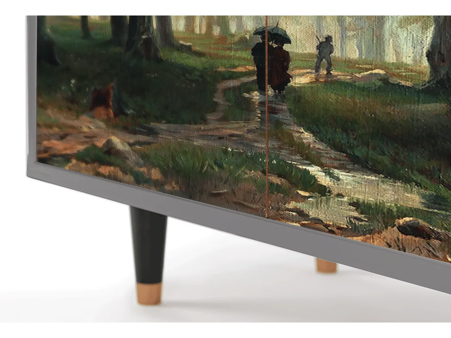 Aparador - 94x96x48 cm - BS3 - Rain in the Oak Forest, Gris