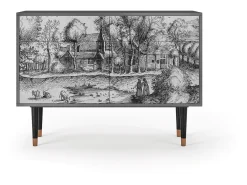Aparador - 115x85x48 cm - BS4 - A Pond, Antracita