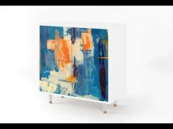 Aparador - 94x96x48 cm - BS3 - Abstract Expressionism, Blanco