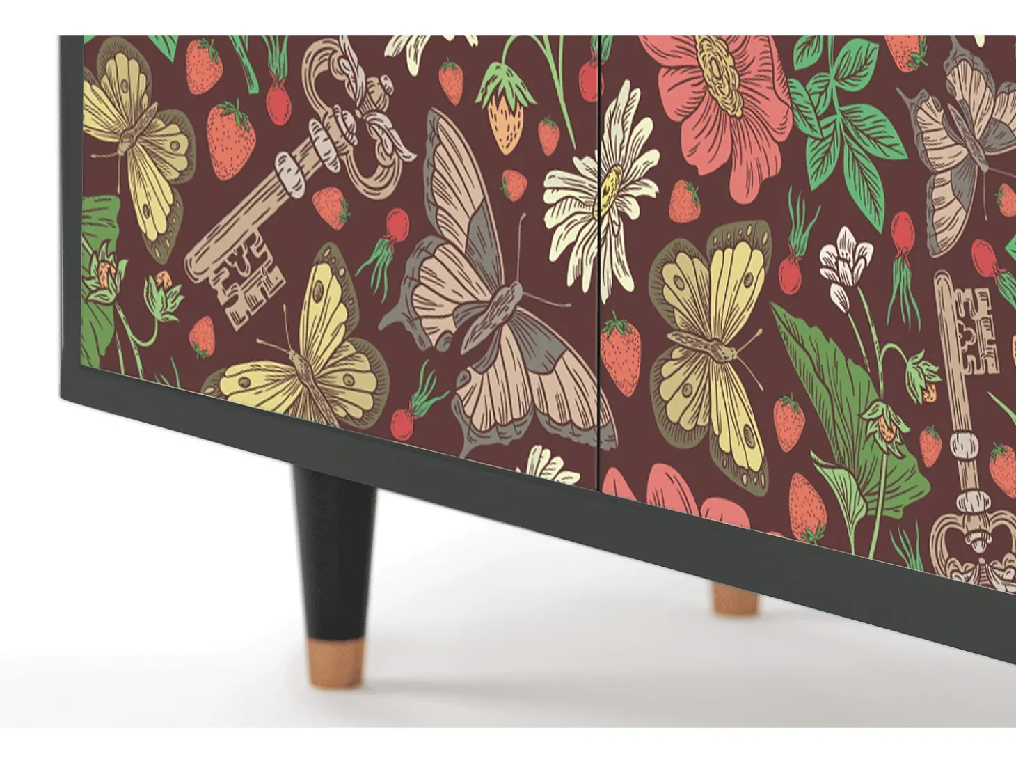 Aparador - 94x96x48 cm - BS3 - Alice in Wonderland, Antracita
