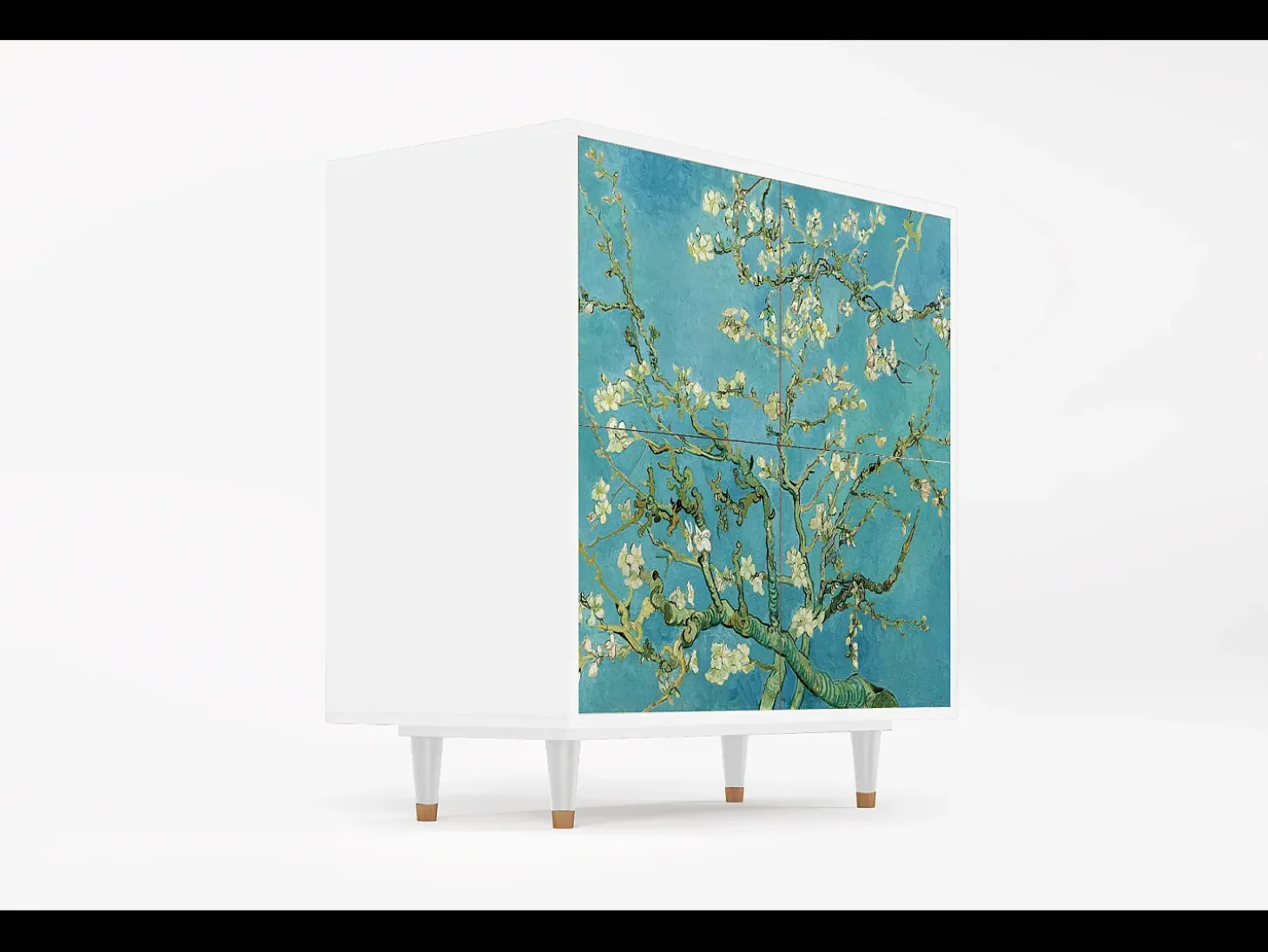 Aparador - 94x96x48 cm - BS3 - Almond Blossom, Blanco
