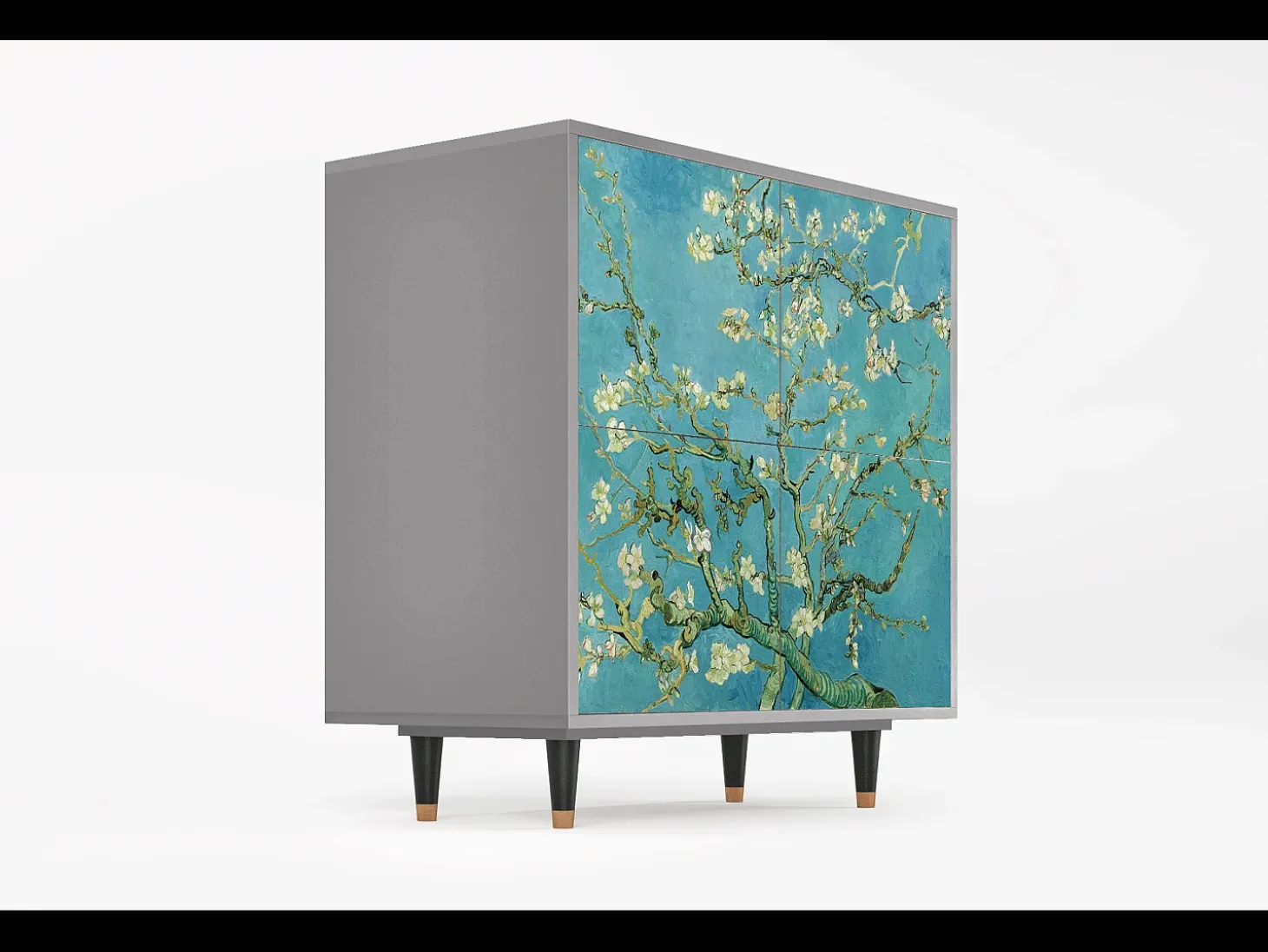 Aparador - 94x96x48 cm - BS3 - Almond Blossom, Gris