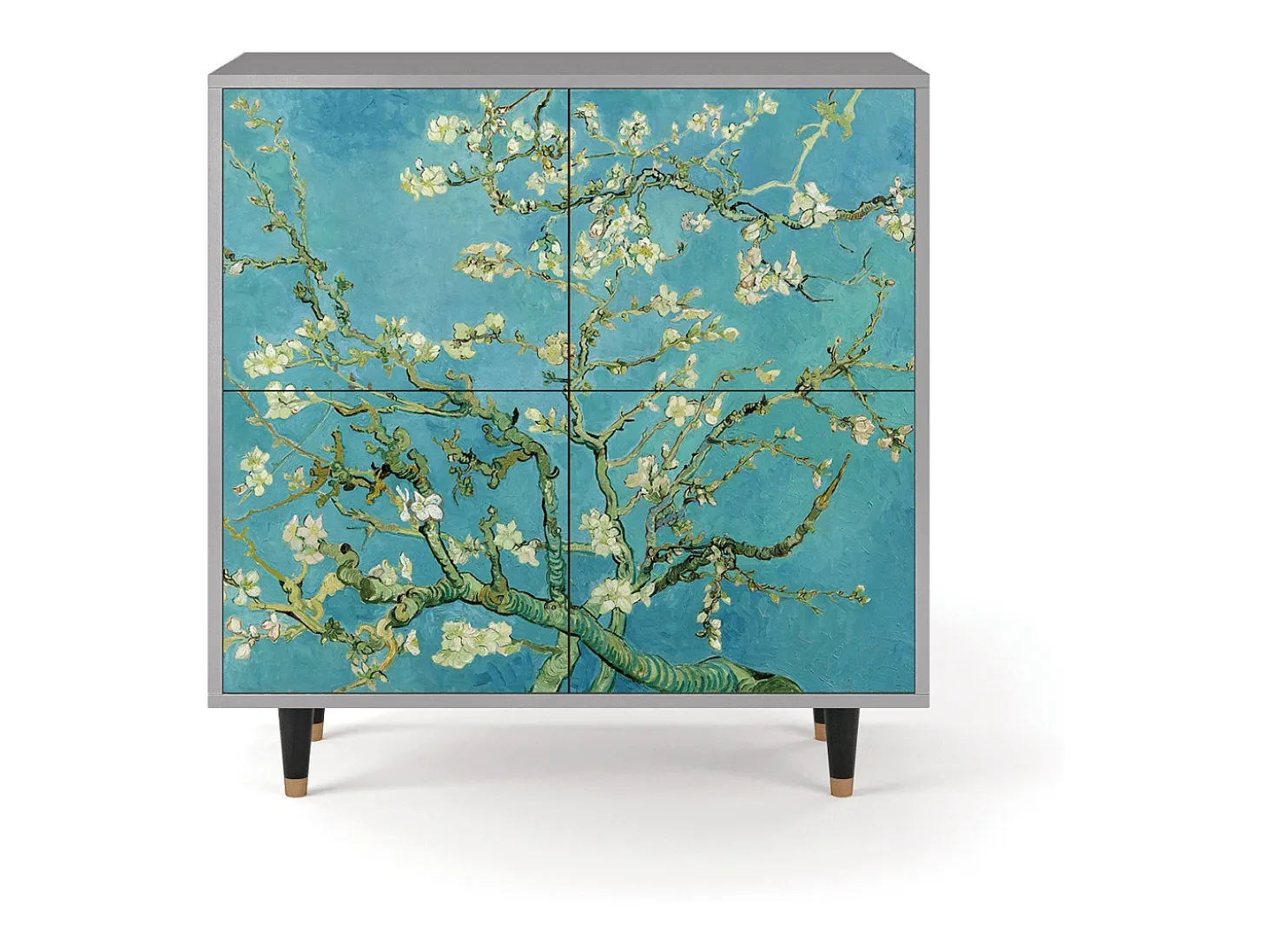 Aparador - 94x96x48 cm - BS3 - Almond Blossom, Gris