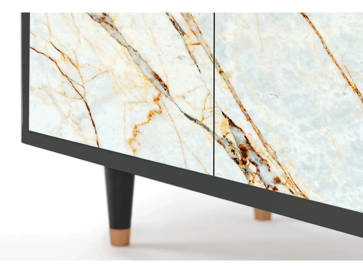 Aparador - 94x96x48 cm - BS3 - Arenay Marble, Antracita