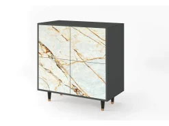 Aparador - 94x96x48 cm - BS3 - Arenay Marble, Antracita