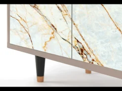 Aparador - 94x96x48 cm - BS3 - Arenay Marble, Latte