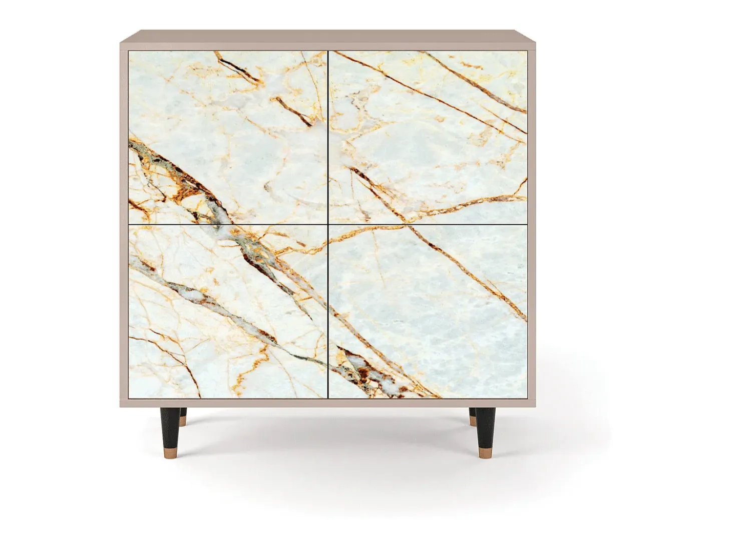 Aparador - 94x96x48 cm - BS3 - Arenay Marble, Latte