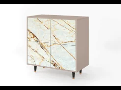Aparador - 94x96x48 cm - BS3 - Arenay Marble, Latte