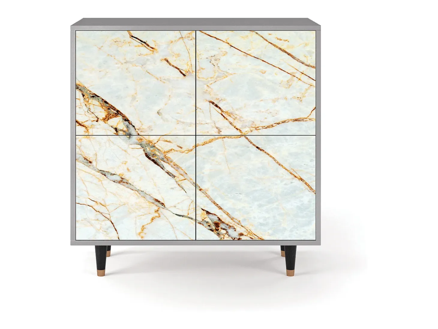 Aparador - 94x96x48 cm - BS3 - Arenay Marble, Gris