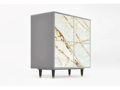 Aparador - 94x96x48 cm - BS3 - Arenay Marble, Gris