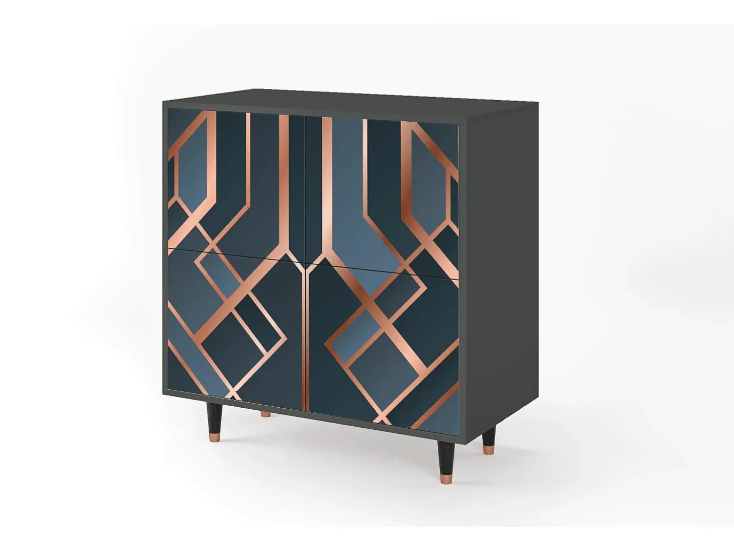 Aparador - 94x96x48 cm - BS3 - Ashy 1920', Antracita