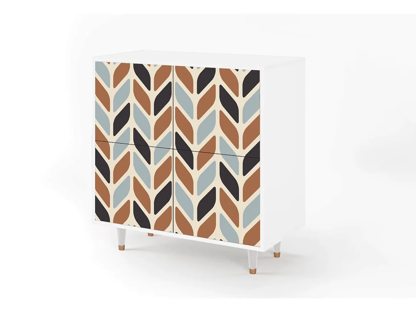 Aparador - 94x96x48 cm - BS3 - Beige Laure, Blanco