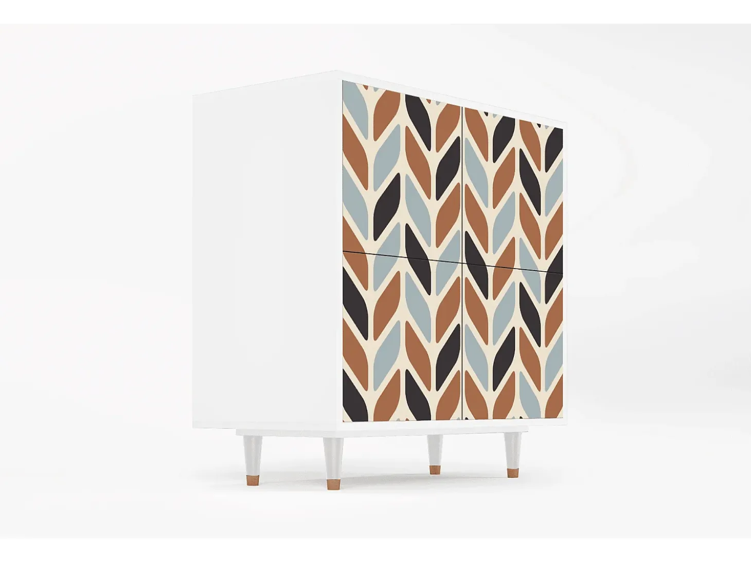 Aparador - 94x96x48 cm - BS3 - Beige Laure, Blanco