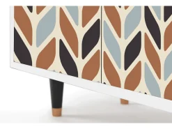 Aparador - 94x96x48 cm - BS3 - Beige Laure, Blanco