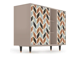 Aparador - 125x98x48 cm - BS2 - Beige Laure, Latte