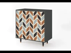 Aparador - 94x96x48 cm - BS3 - Beige Laure, Antracita