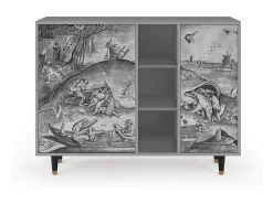 Aparador - 125x98x48 cm - BS2 - Big Fish Eat Little, Gris