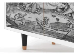 Aparador - 94x96x48 cm - BS3 - Big Fish Eat Little, Blanco