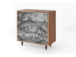 Aparador - 94x96x48 cm - BS3 - Big Fish Eat Little, Nogal