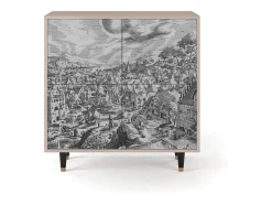 Aparador - 94x96x48 cm - BS3 - Bird Dropping, Latte