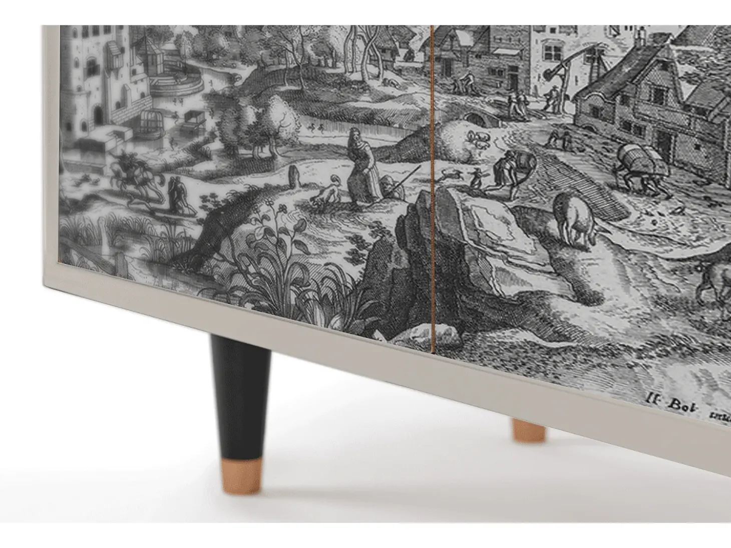 Aparador - 94x96x48 cm - BS3 - Bird Dropping, Arena
