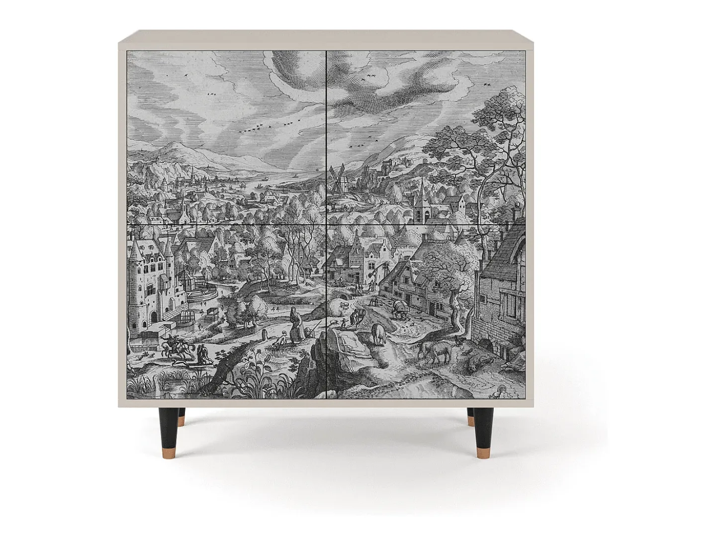 Aparador - 94x96x48 cm - BS3 - Bird Dropping, Arena