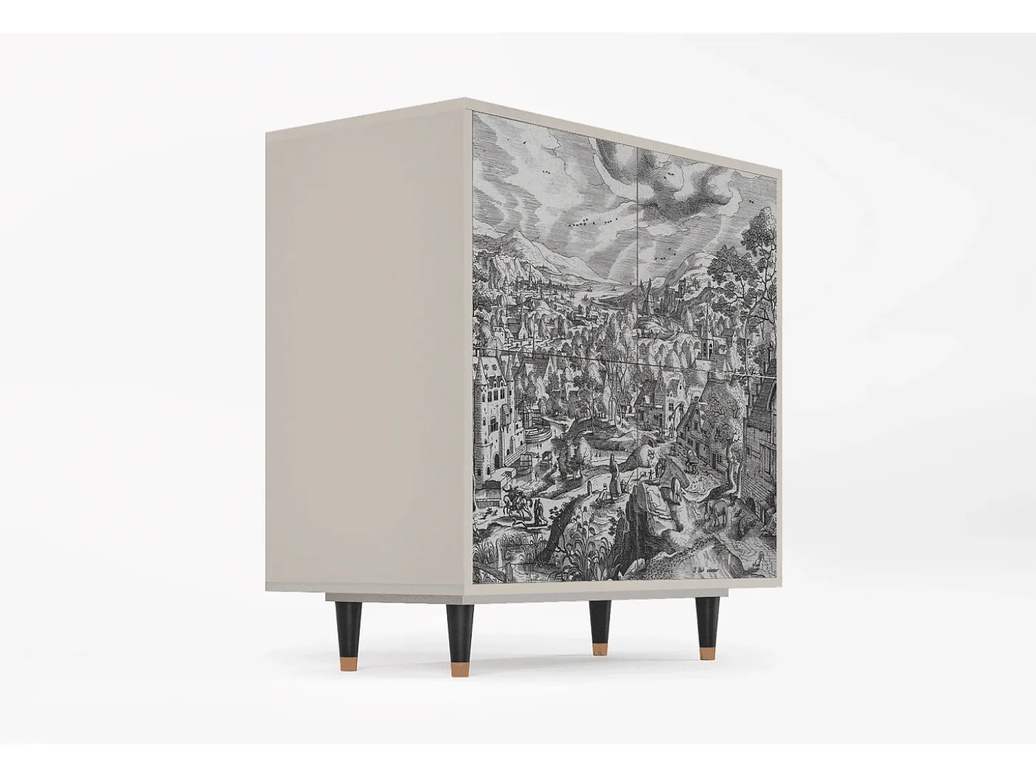 Aparador - 94x96x48 cm - BS3 - Bird Dropping, Arena