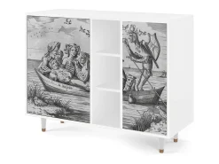 Aparador - 125x98x48 cm - BS2 - Blau Schuyte, Blanco