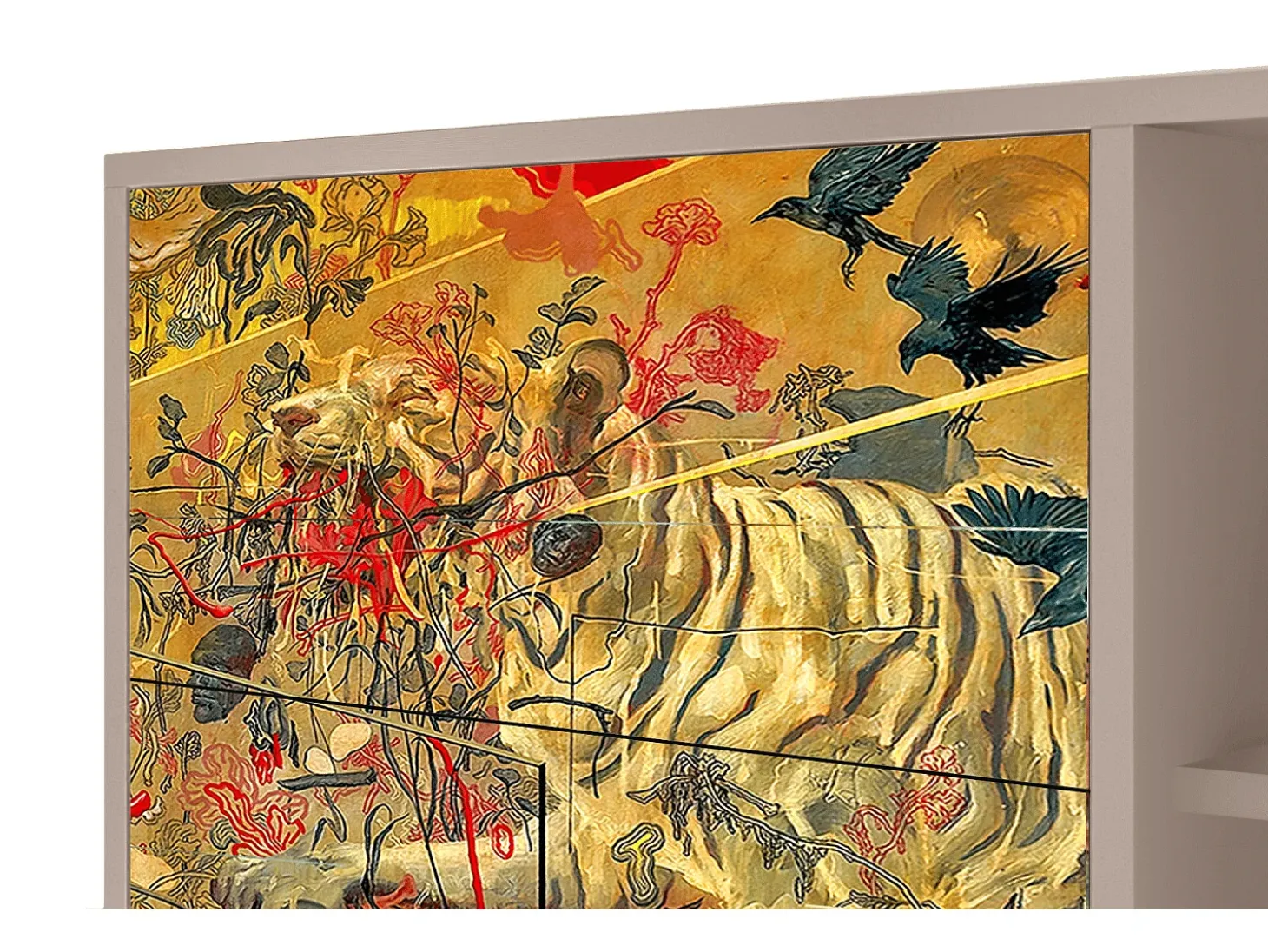 Aparador - 125x98x48 cm - BS2 - Blood by James Jean, Latte