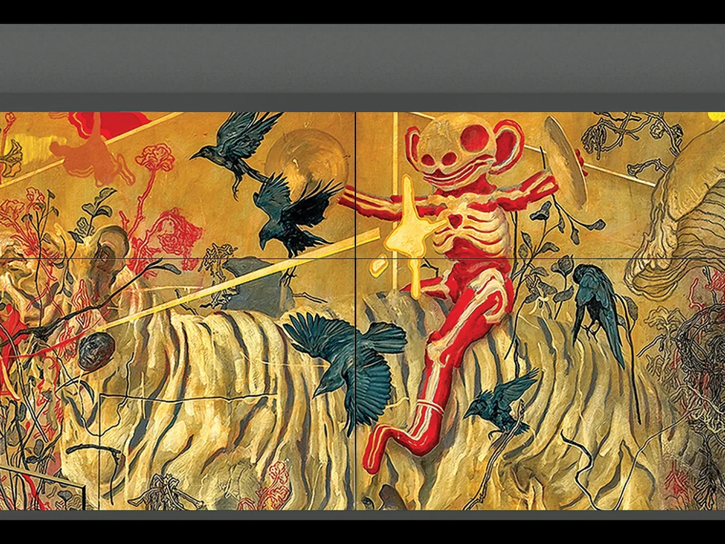 Aparador - 115x85x48 cm - BS4 - Blood by James Jean, Antracita