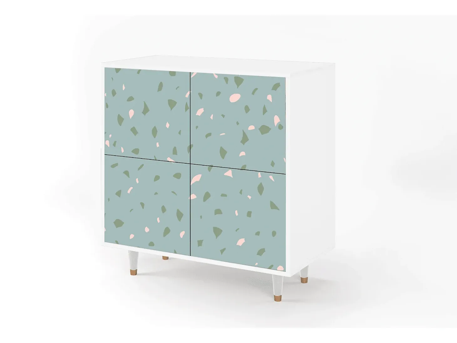 Aparador - 94x96x48 cm - BS3 - Blue Drops, Blanco