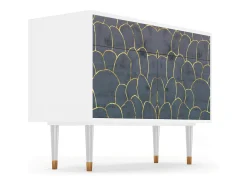 Aparador - 115x85x48 cm - BS4 - Blue Lagoon, Blanco