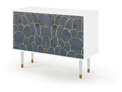 Aparador - 115x85x48 cm - BS4 - Blue Lagoon, Blanco