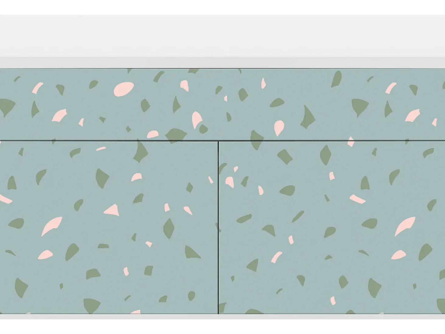 Aparador - 115x85x48 cm - BS4 - Blue Drops, Blanco