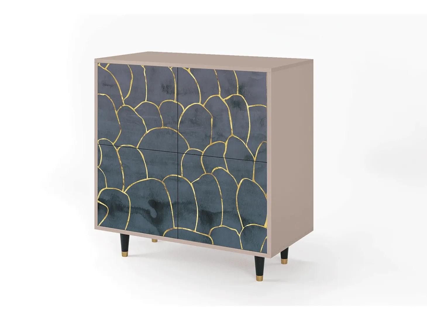 Aparador - 94x96x48 cm - BS3 - Blue Lagoon, Latte