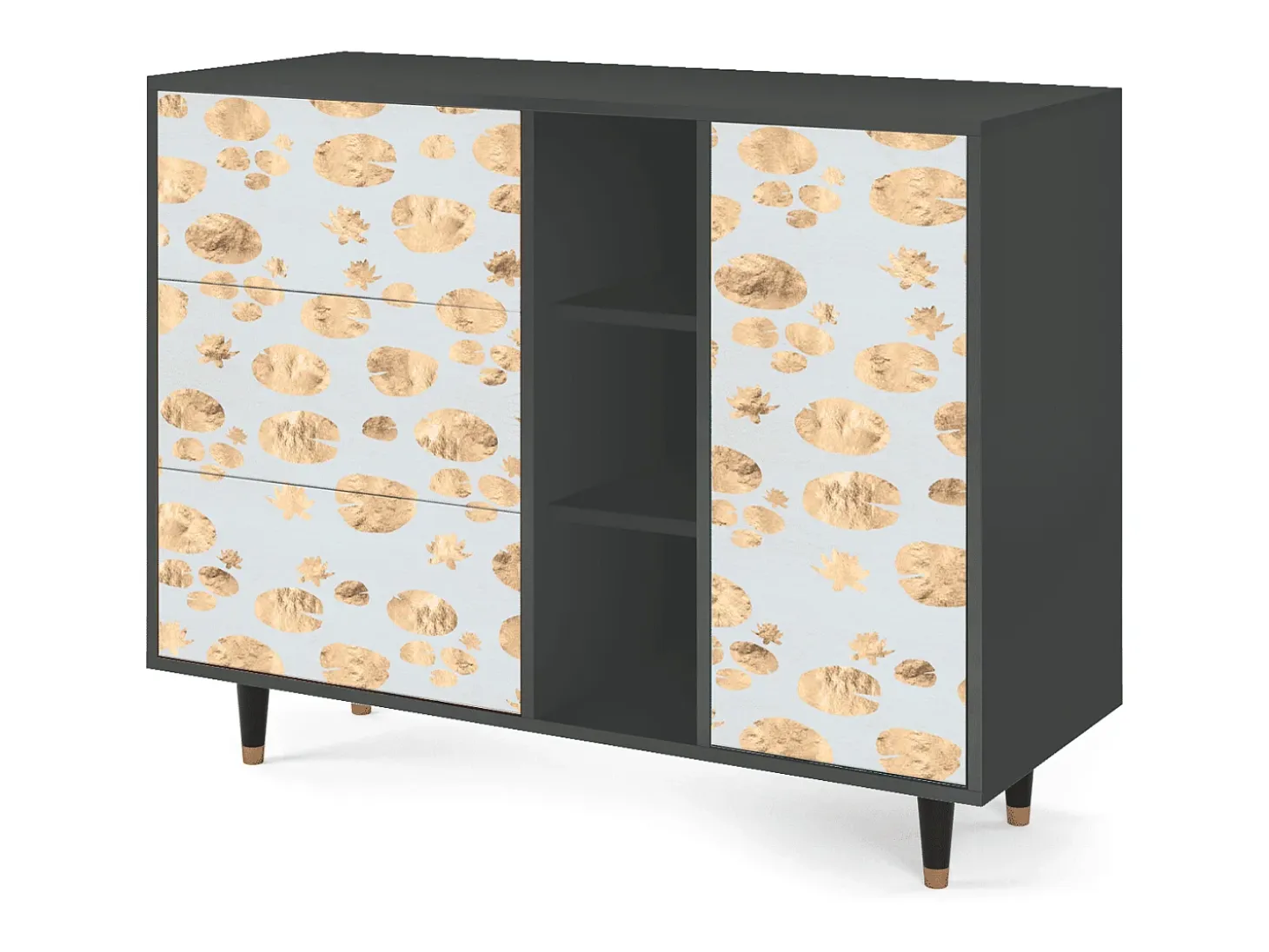 Aparador - 125x98x48 cm - BS2 - Blue Giraffe, Antracita