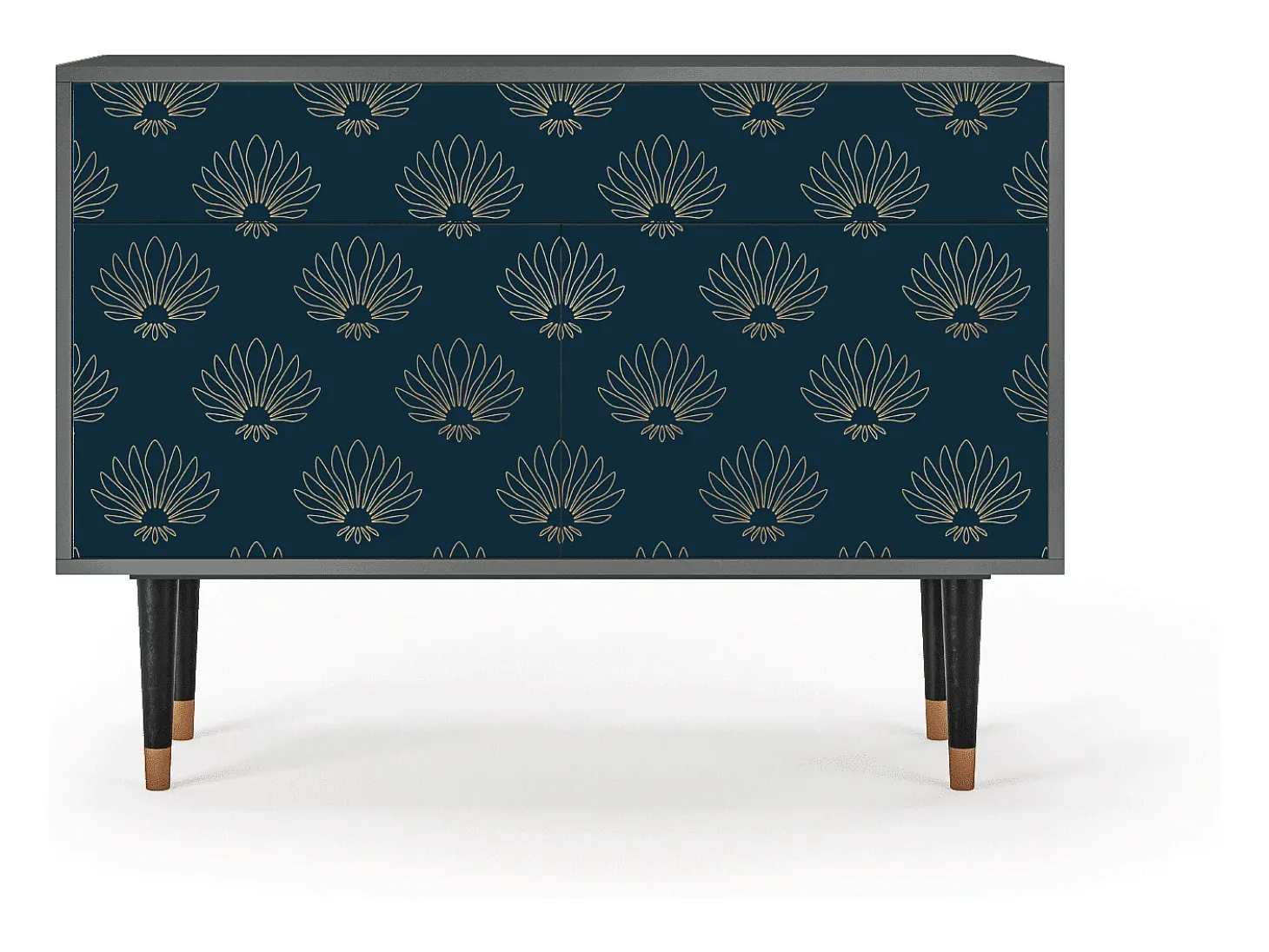Aparador - 115x85x48 cm - BS4 - Blue Lotus, Antracita