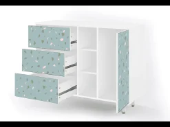 Aparador - 125x98x48 cm - BS2 - Blue Drops, Blanco