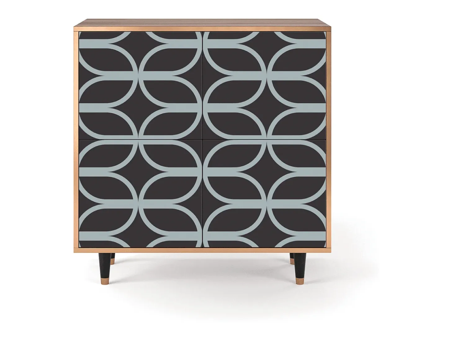 Aparador - 94x96x48 cm - BS3 - Braided Blue, Nogal