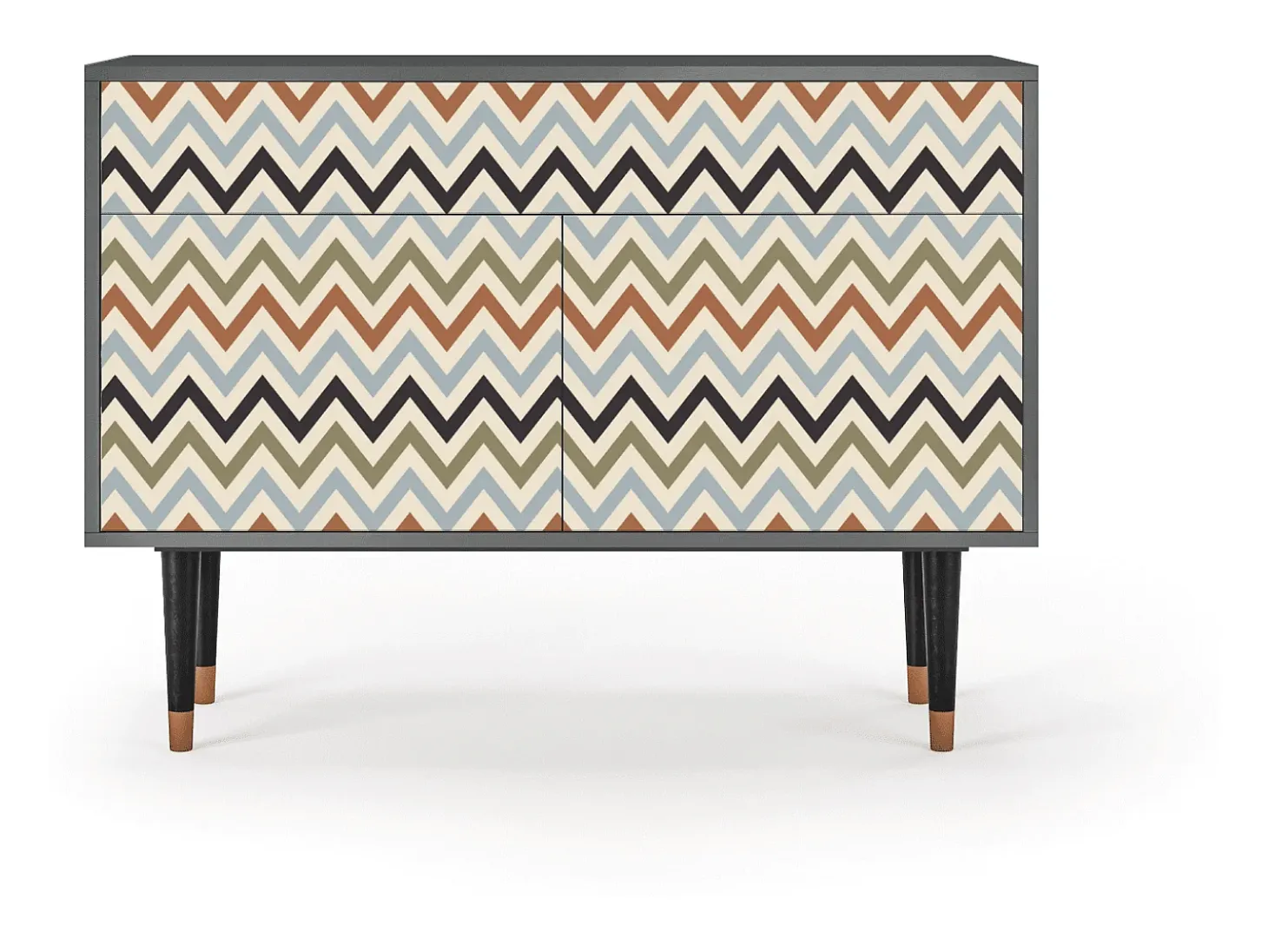 Aparador - 115x85x48 cm - BS4 - Bright Ripple, Antracita