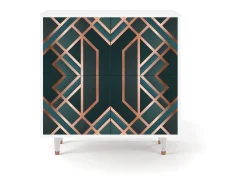 Aparador - 94x96x48 cm - BS3 - Bronze Crossroad, Blanco