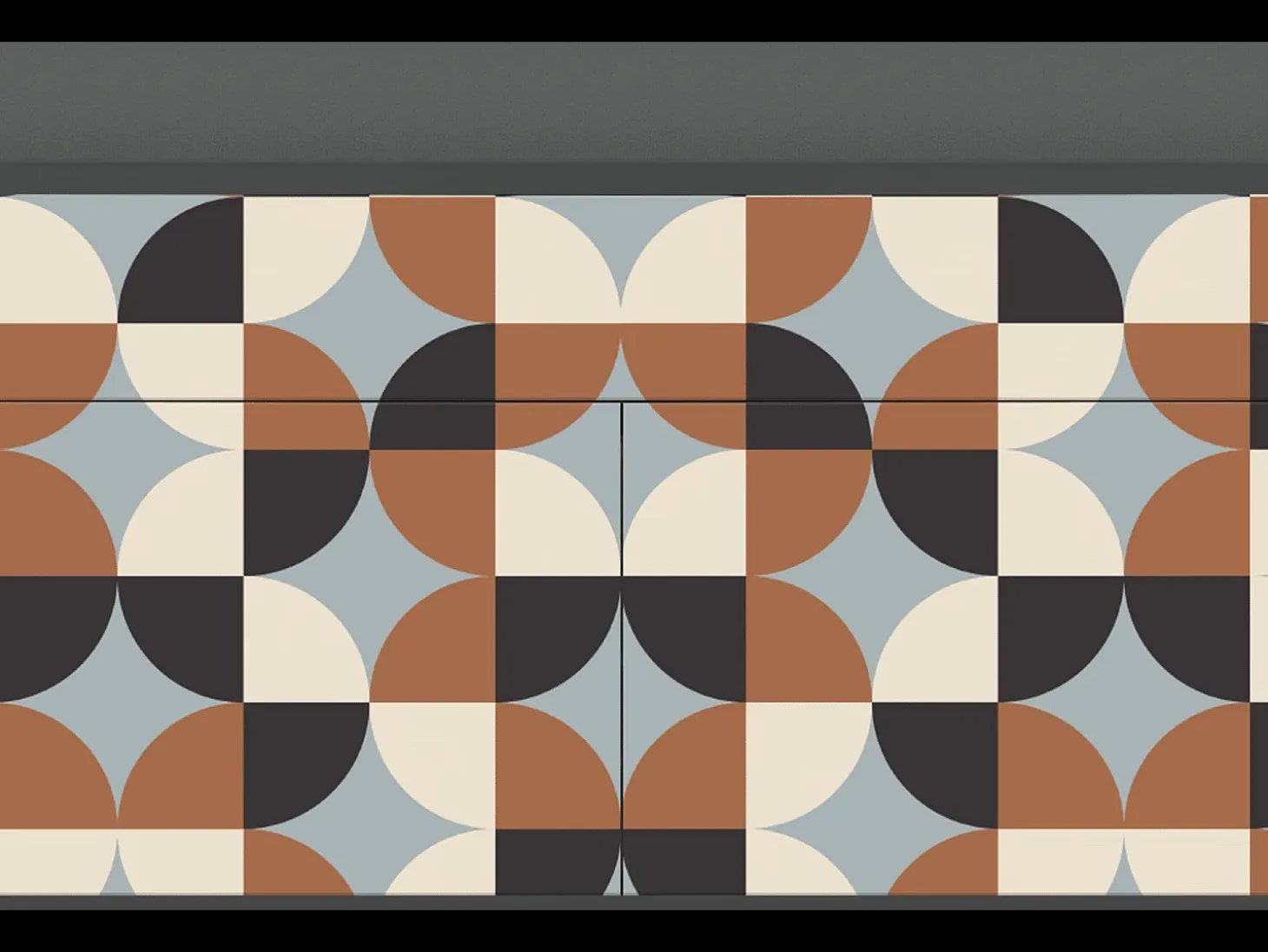 Aparador - 115x85x48 cm - BS4 - Brown Sensation, Antracita
