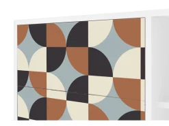 Aparador - 125x98x48 cm - BS2 - Brown Sensation, Blanco