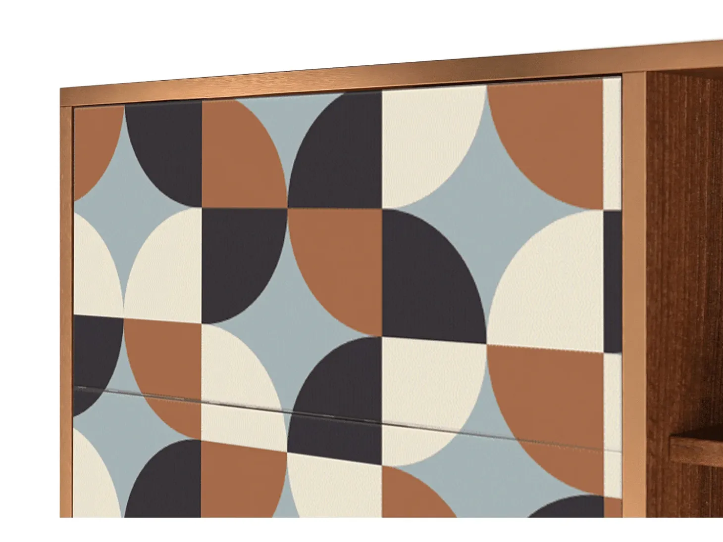 Aparador - 125x98x48 cm - BS2 - Brown Sensation, Nogal