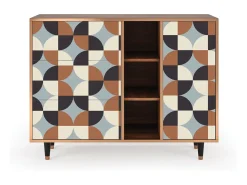 Aparador - 125x98x48 cm - BS2 - Brown Sensation, Nogal