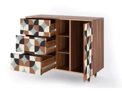 Aparador - 125x98x48 cm - BS2 - Brown Sensation, Nogal
