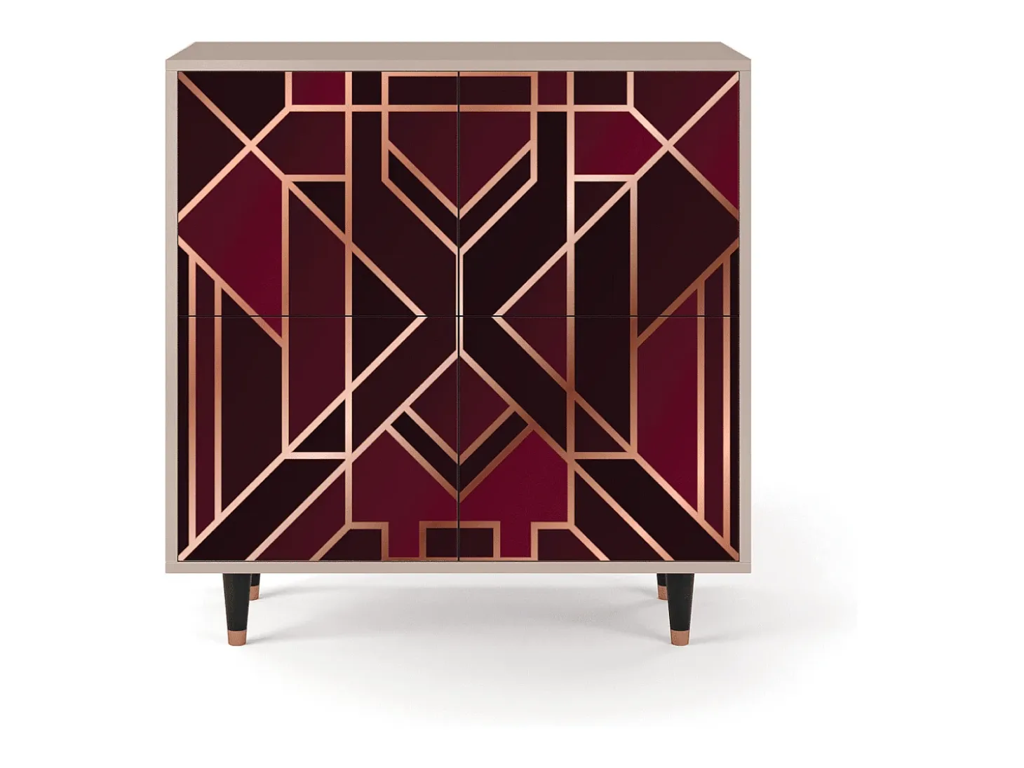 Aparador - 94x96x48 cm - BS3 - Burgundy Jewelery, Latte