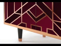 Aparador - 94x96x48 cm - BS3 - Burgundy Jewelery, Nogal