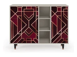 Aparador - 125x98x48 cm - BS2 - Burgundy Jewelery, Arena